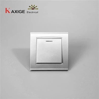 Swiċċ tal-gang tas-Serje Diamond 1 bl-indikatur tal-lampa